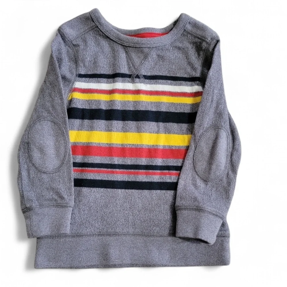 5/$25 Gray Striped Kids Sweater size 3T